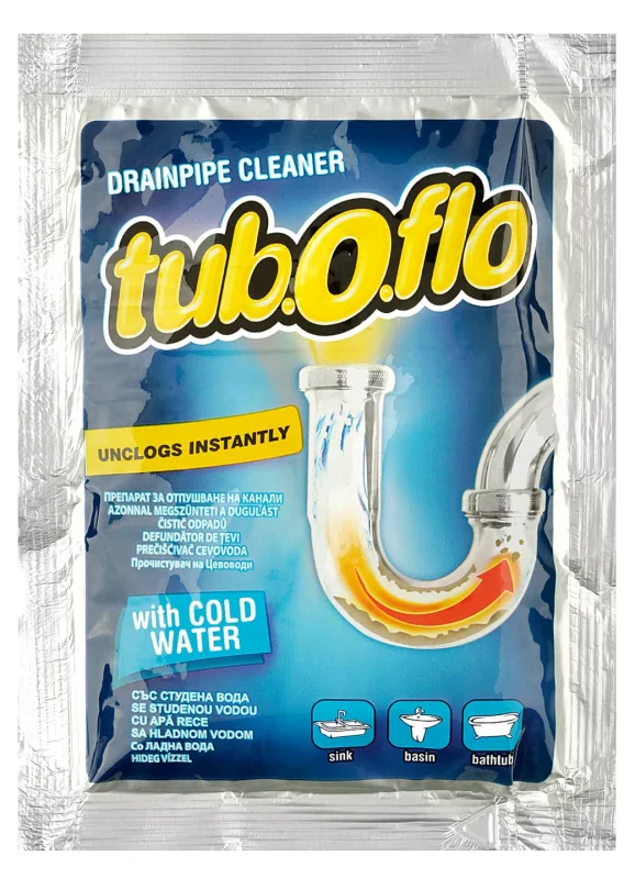 Tub-o-flo Препарат за канали различни видове 55 - 60 г