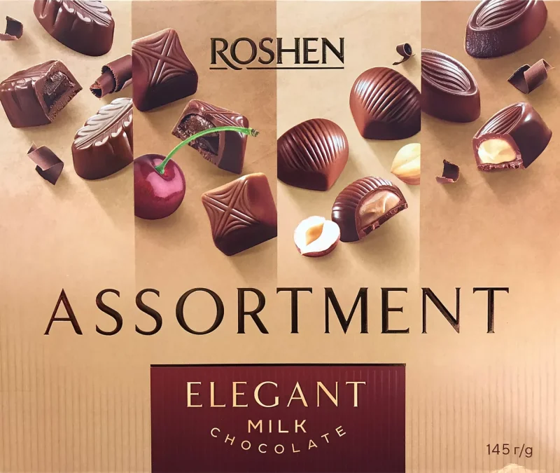 ROSHEN Шоколадови бонбони различни видове 145 - 154 г