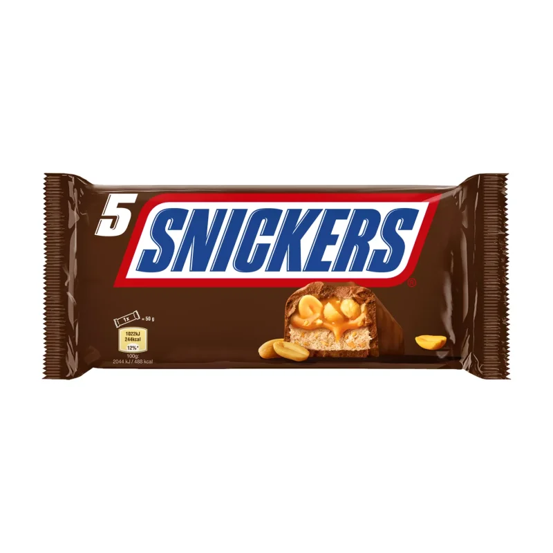 SNICKERS/ MARS/ TWIX Шоколадов десерт 5 х 50 г или 5 х 45 г