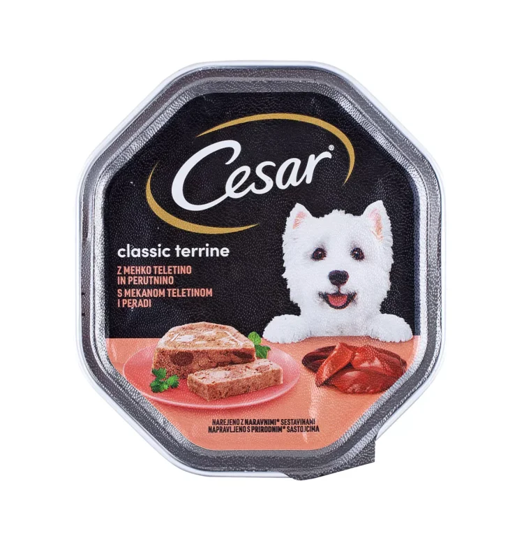 Cesar Tray Храна за куче различни видове 150 г
