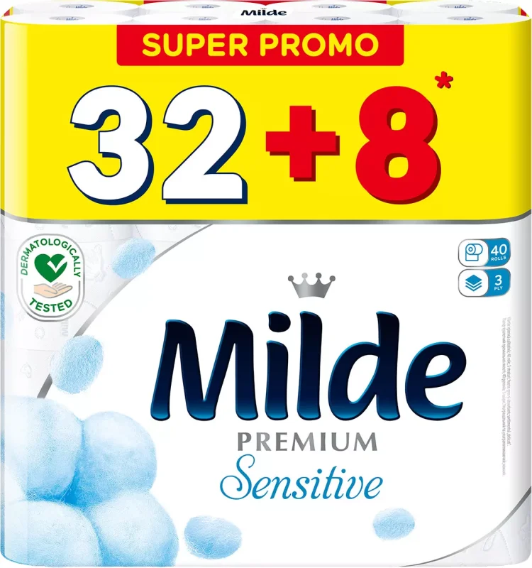Milde тоал. Хартия различни видове