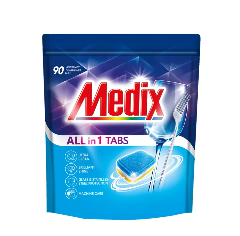MEDIX Таблетки за съдомиялна различни видове 72 - 90 бр.