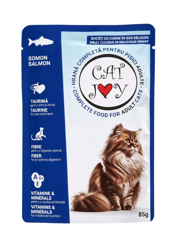 Cat Joy Пауч за котки различни видове 85 г