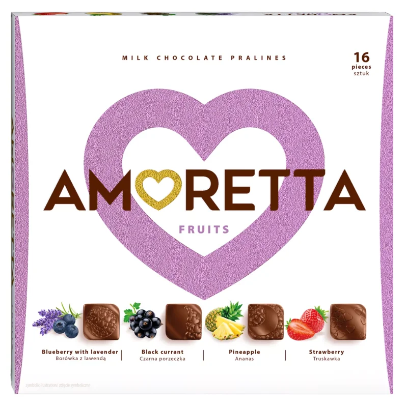 Amoretta Шоколадови бонбони различни видове 106 - 109 г