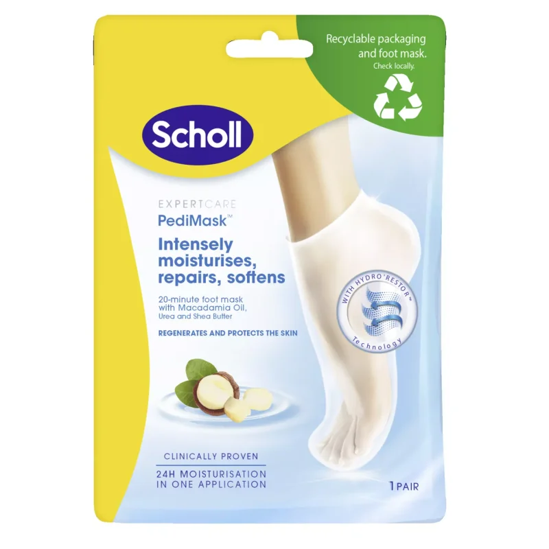 Scholl Маска за крака Macadamia Oil 1 чифт