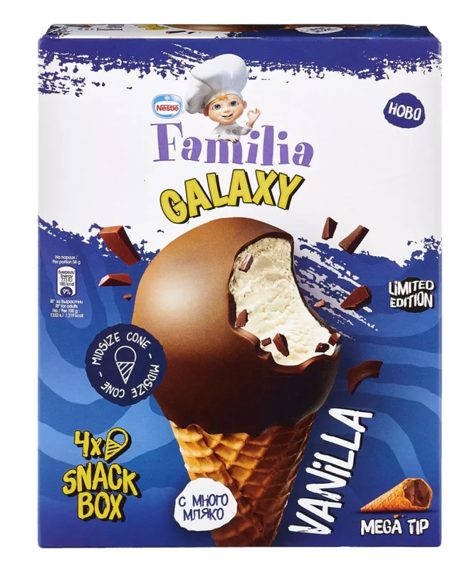 Galaxy Сладолед различни вкусове 232 г /360 мл
