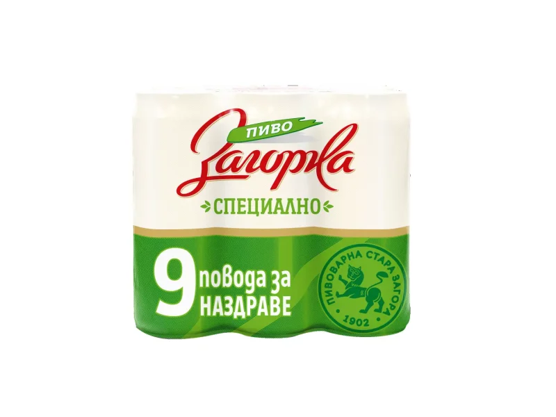 Загорка Бира 9 х 0,5 л кен