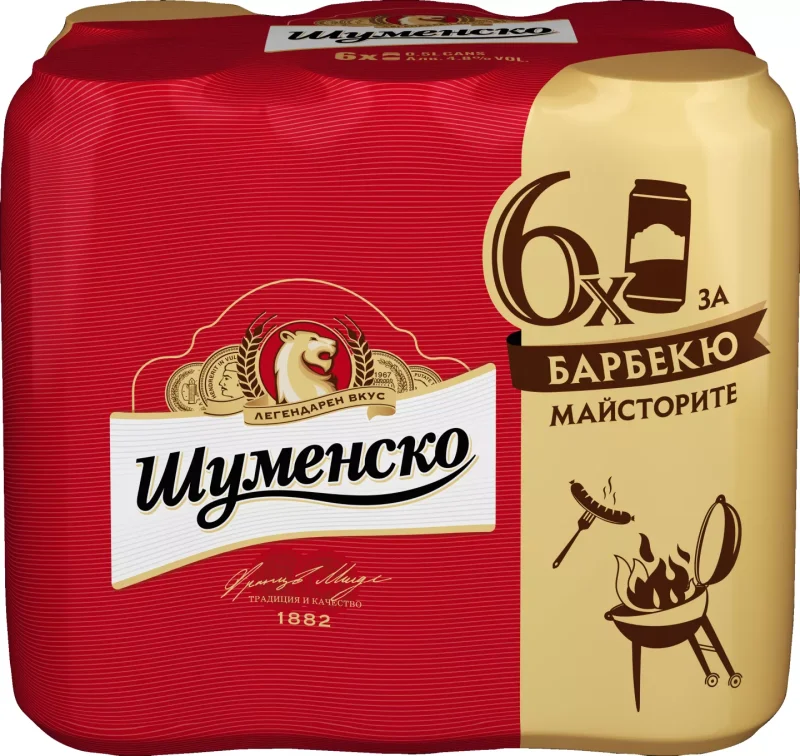 Шуменско Бира 6 x 0,5 л кен