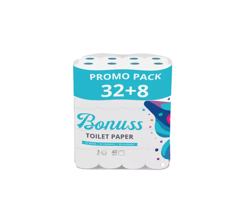 Bonuss Тоалетна хартия 32 + 8 бр.