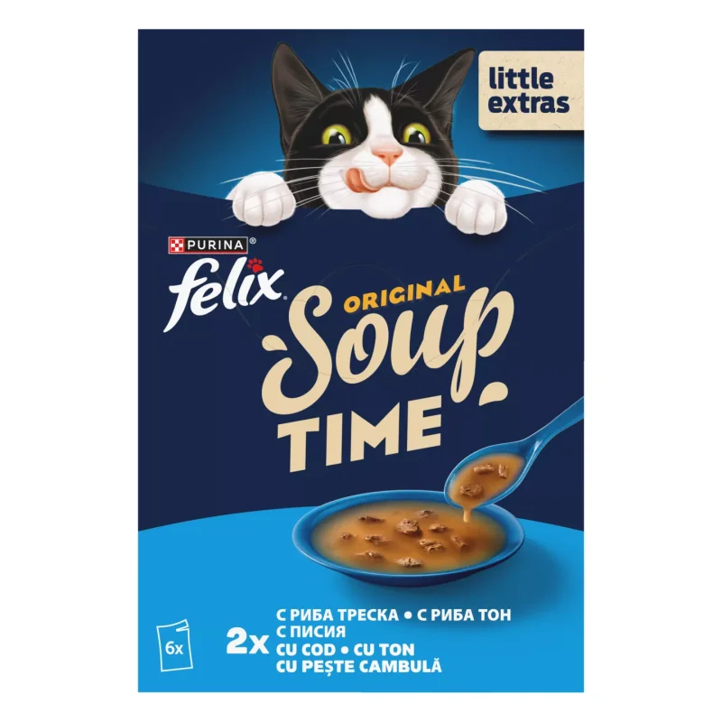 FELIX Храна за котки различни видове 6 х 48 г