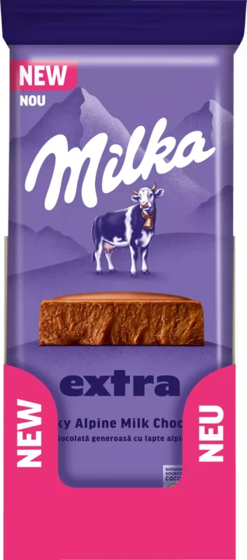 MILKA Mлечен шоколад различни видове 190 г