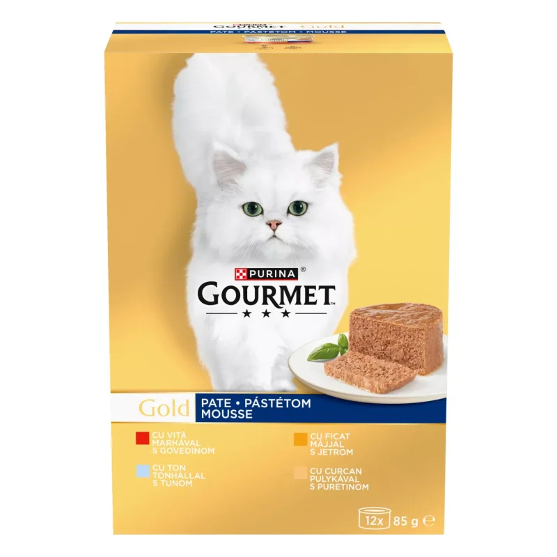 GOURMET GOLD Храна за котки 12 х 85 г