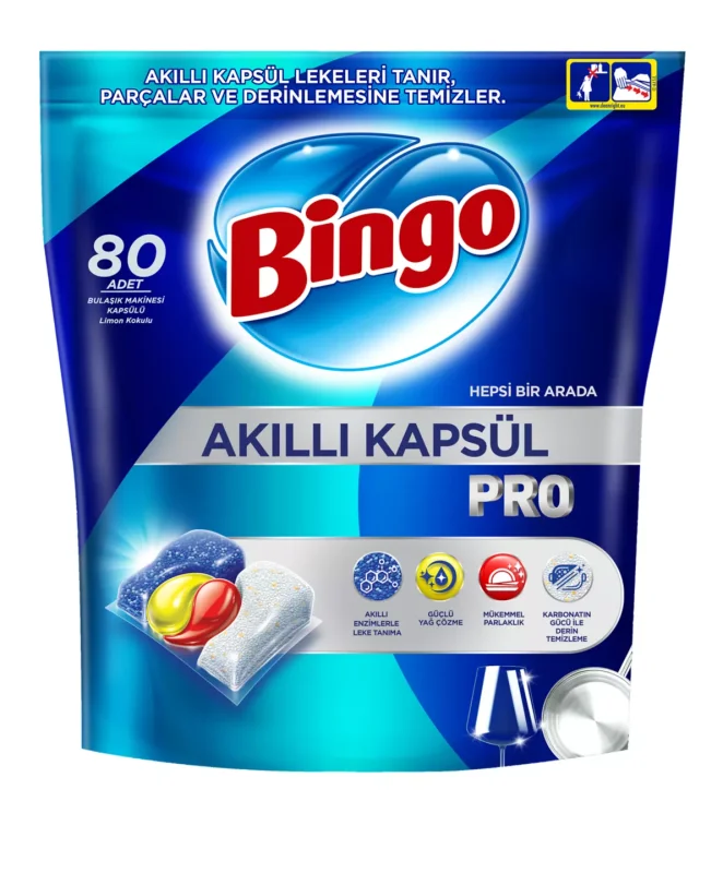 Bingo Таблетки за съдомиялна 80 бр.