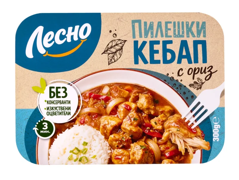 ЛЕСНО Пилешки кебап 300 г