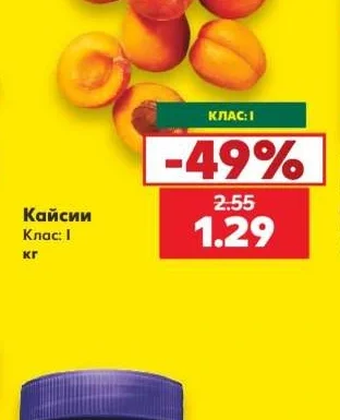 Кайсии Клас: I кг