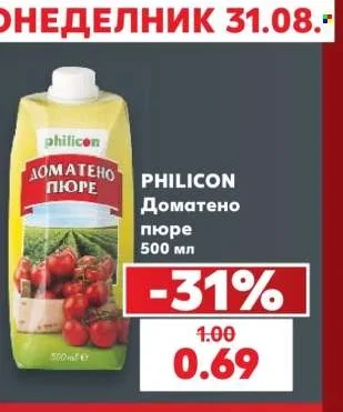 PHILICON Доматено пюре 500 мл