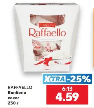 Raffaello Бонбони 230 г