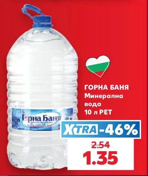 ГОРНА БАНЯ Минерална вода 10 л