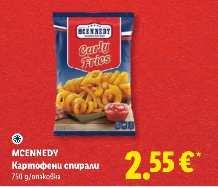 MCENNEDY Картофени спирали 750 g