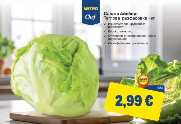 METRO Chef Салата Айсберг кг