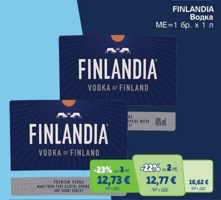 FINLANDIA Водка 1 л