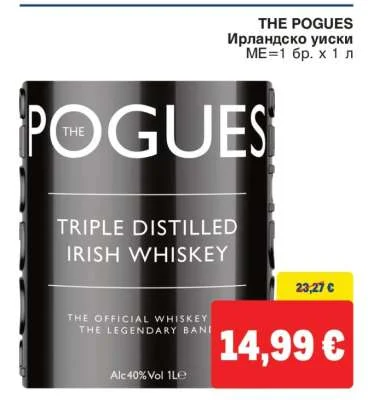 THE POGUES Ирландско уиски 1 л