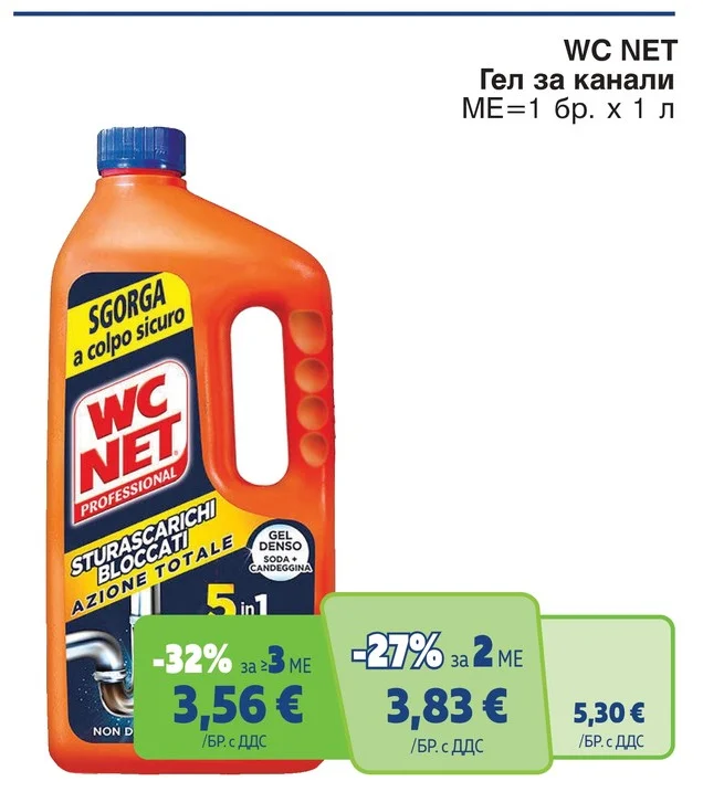 WC NET Гел за канали 1 л