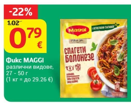 MAGGI Фикс различни видове 27 - 50 г