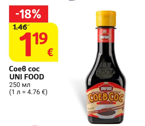 UNI FOOD Соев сос 250 мл