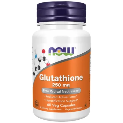 Glutathione 250 mg (60 дози) / 60 капсули - NOW Foods