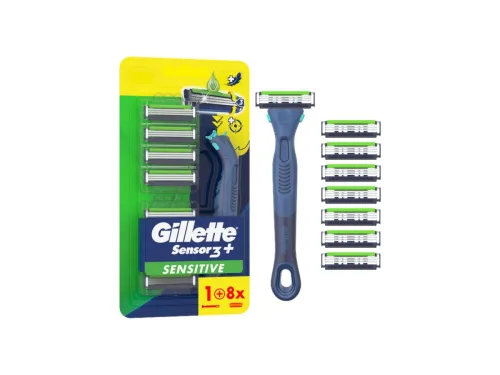 Самобръсначка Gilette Sensor 3+ Sensitive С 8 Ножчета