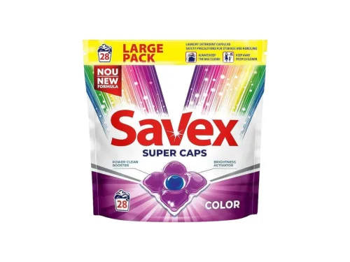 Капсули за Пране Savex 2в1 Color 28бр Плик