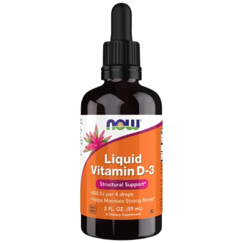 Liquid Vitamin D-3 / 100 IU per drop (527 дози) / 60 мл - NOW Foods