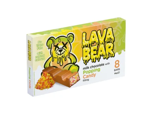 Шоколад Lava Bear Пукащи Бонбони 96гр