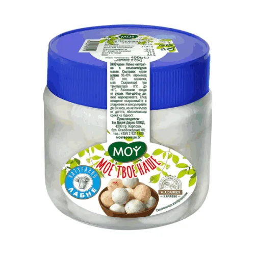 Лабне краве натурално в слънчогледово олио MOY 340гр.