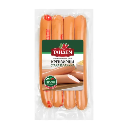 Кренвирши Стара Планина Тандем 400гр. - Тандем-В