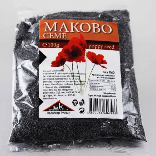 Маково семе БК 100гр. - Бизнес къща