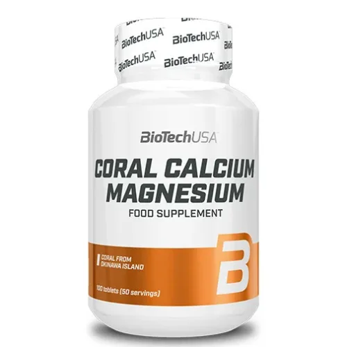 Coral Calcium Magnesium 100 Tabs. - BioTech USA