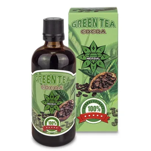Green Tea with Cocoa / 100 ml (33 дози) - Cvetita Herbal