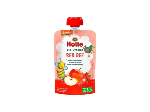 Пюре Пауч Holle Деметер Ябълки и Ягоди 100гр
