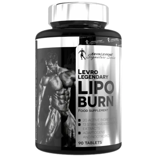 LevroLegendary Lipo Burn | 20 Active Ingredients Thermogenic Fat Burner (30 дози) / 90 Таблетки - Kevin Levrone