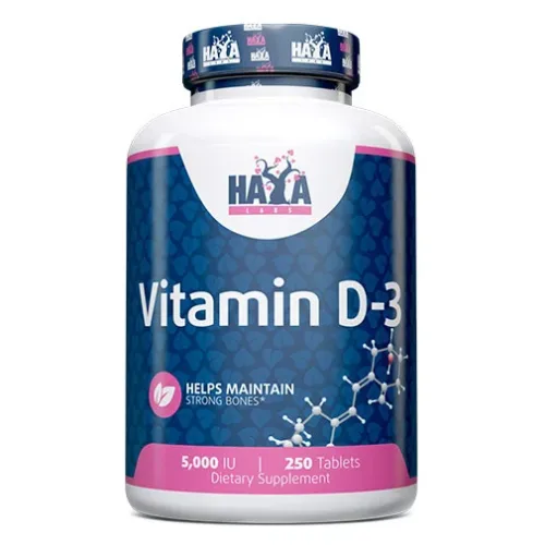 Vitamin D3 / 5000 IU / 250 Tabs - Haya Labs