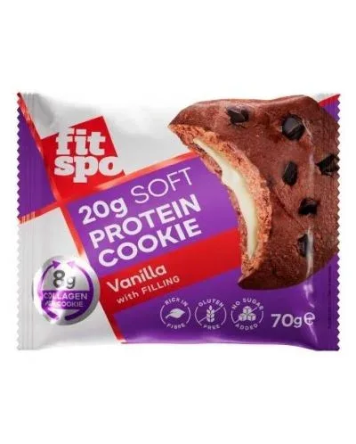 Протеинова бисквитка, ванилия, 70 g, FitSpo - FitSpo