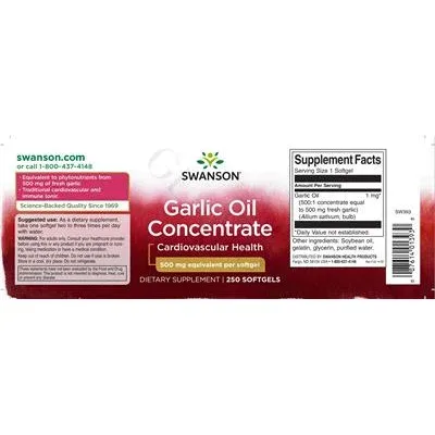 Garlic Oil Concentrate - Swanson