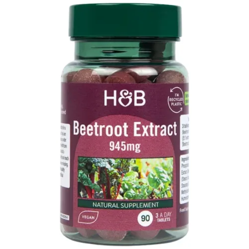Beetroot Extract 945 mg / 90 Таблетки, 30 дози - Holland And Barrett