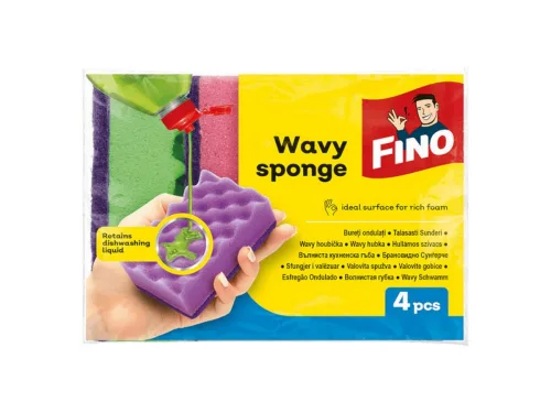 Гъба Домакинска Fino Вълни 4бр