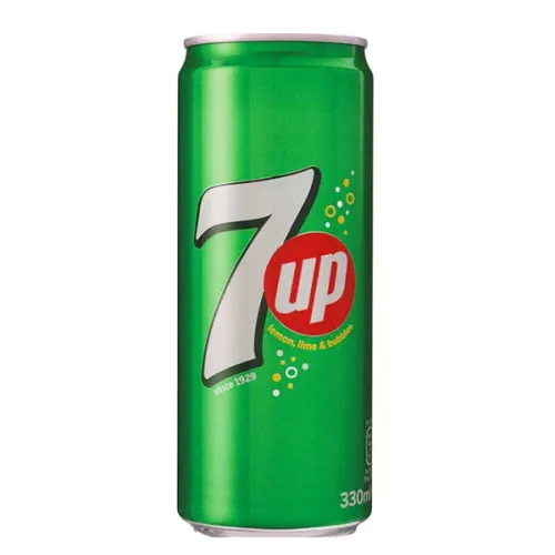 Газирана напитка 7 Up Кен 330мл.
