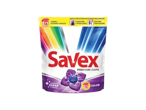 Капсули За Пране Savex Premium Color 32 Бр