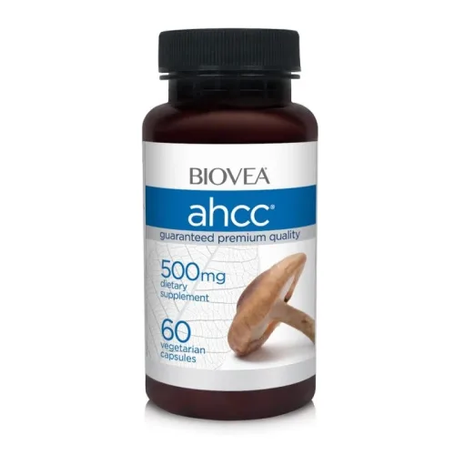 AHCC 500mg Mushroom Immunity Formula - Активен Хемицелулозен Компонент - Biovea