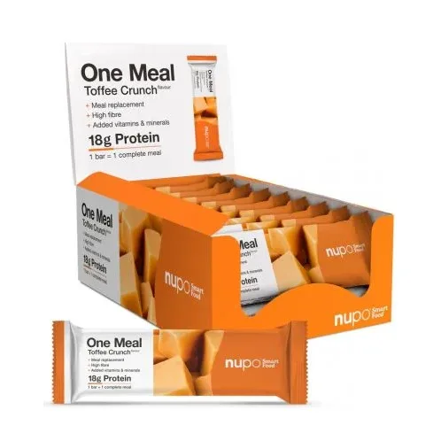 One Meal Протеинов бар, тофи крънч, 15 х 60 g, Nupo - Nupo
